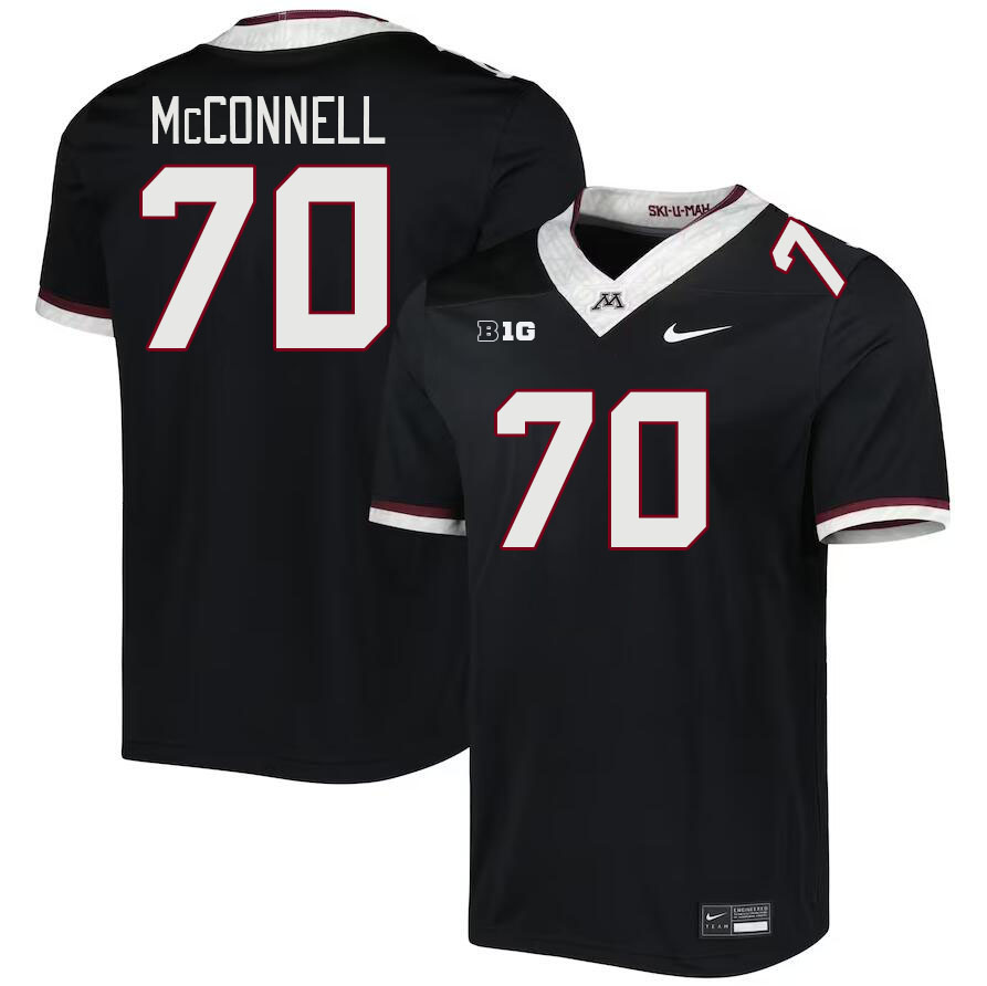 Men #70 Cade McConnell Minnesota Golden Gophers College Football Jerseys Stitched-Black